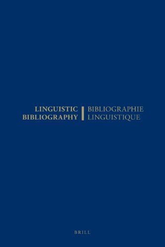 Bibliographie linguistique de l'année 1984/Linguistic Bibliography for the Year 1984