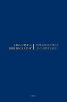 Bibliographie linguistique de l'année 1984/Linguistic Bibliography for the Year 1984