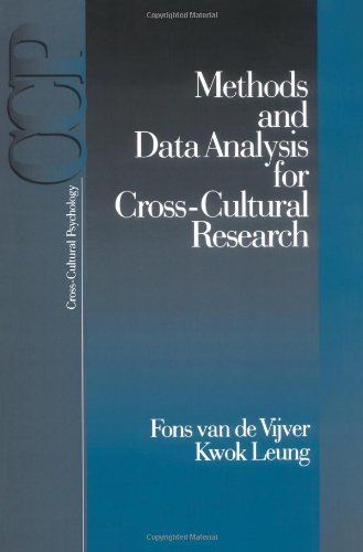 Methods and Data Analysis for Cross-Cultural Research