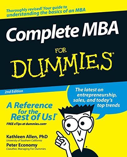 Complete MBA For Dummies