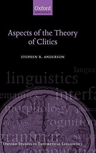 Aspects of the Theory of Clitics