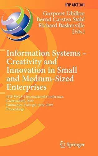 Information Systems -- Creativity and Innovation in Small and Medium-Sized Enterprises