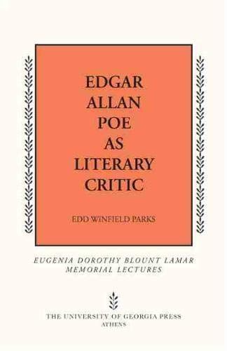 Edgar Allan Poe As Literary Critic