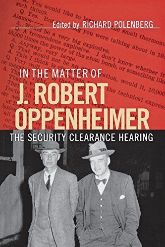 In the Matter of J. Robert Oppenheimer