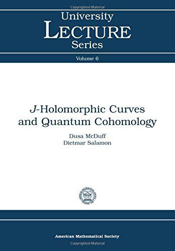 J-holomorphic Curves and Quantum Cohomology