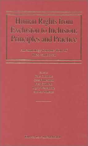 Human Rights from Exclusion to Inclusion; Principles and Practice