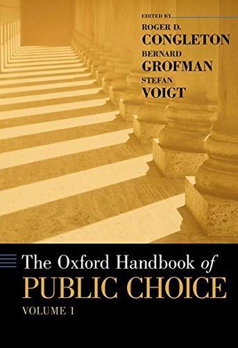 The Oxford Handbook of Public Choice