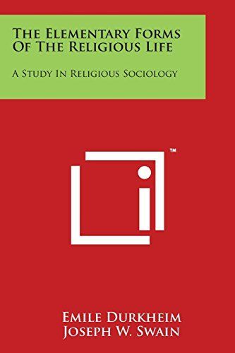 The Elementary Forms of the Religious Life