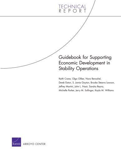 Guidebook for Supporting Economic Development in Stability Operations