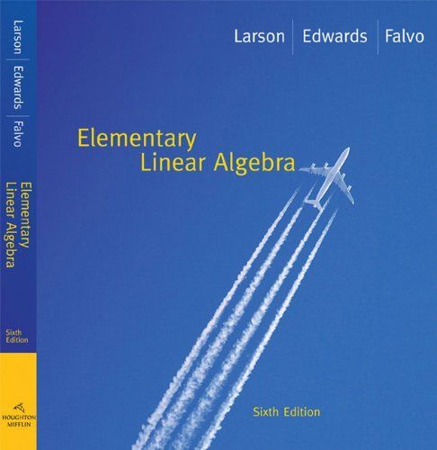 Elementary Linear Algebra