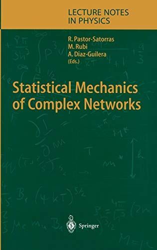 Statistical Mechanics of Complex Networks