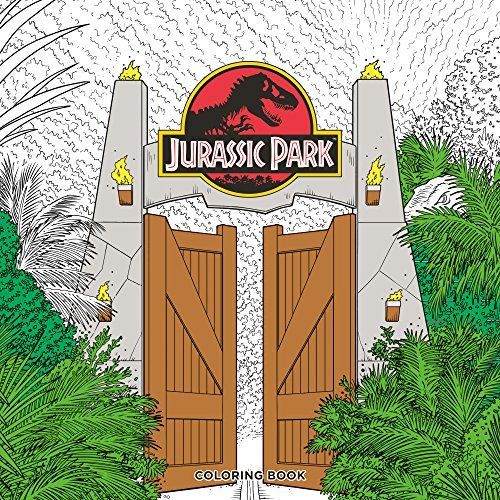 Jurassic Park Adult Coloring Book