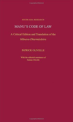 Manu's Code of Law