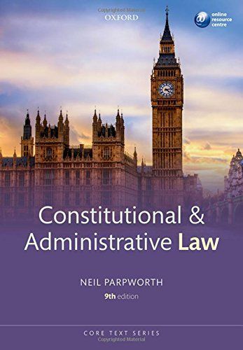 Constitutional & Administrative Law