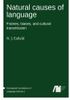 Natural causes of language
