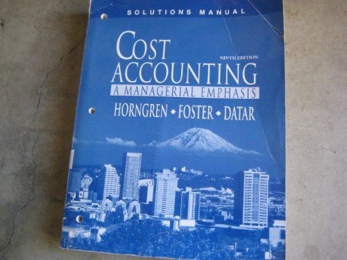 Cost Accounting