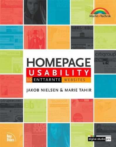 Homepage usability