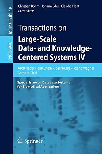 Transactions on Large-Scale Data- and Knowledge-Centered Systems IV