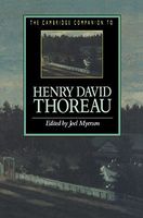 The Cambridge Companion to Henry David Thoreau
