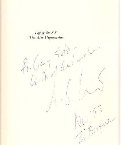Log of the S. S. the Mrs. Unguentine