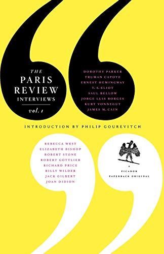 The Paris Review Interviews, I