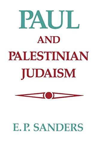 Paul and Palestinian Judaism