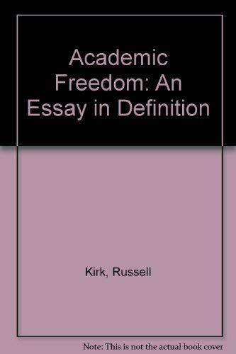 Academic Freedom