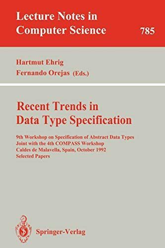 Recent Trends in Data Type Specification