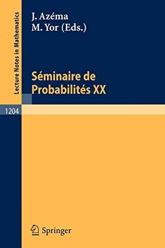 Séminaire de Probabilités XX 1984/85