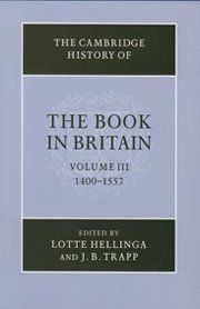 The Cambridge History of the Book in Britain