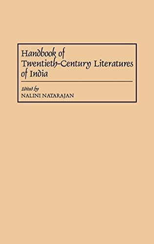 Handbook of Twentieth-century Literatures of India