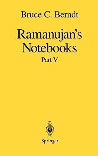 Ramanujan’s Notebooks