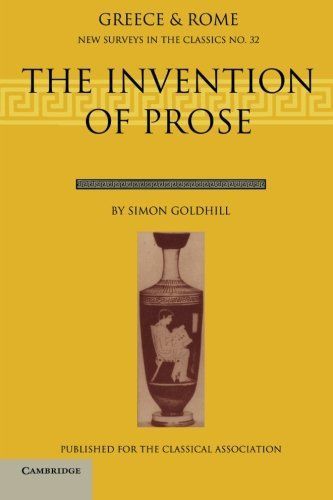 The Invention of Prose