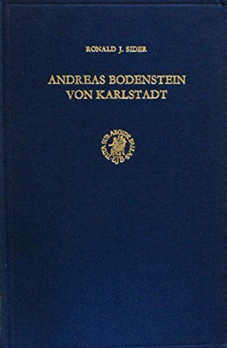 Andreas Bodenstein Von Karlstadt