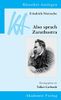 Friedrich Nietzsche: Also sprach Zarathustra