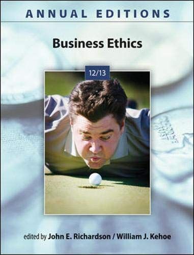 Annual Editions: Business Ethics 12/13