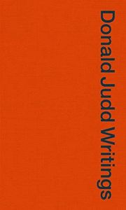 Donald Judd Writings