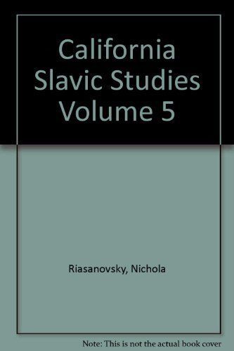 California Slavic Studies