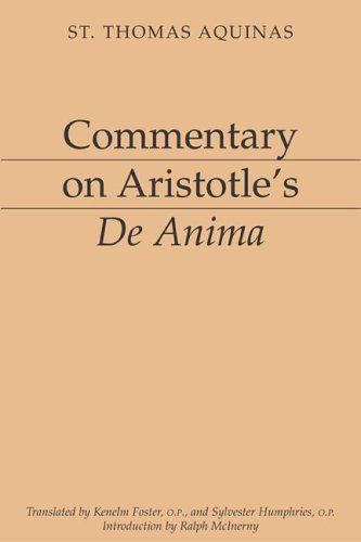 Commentary on Aristotle's De Anima