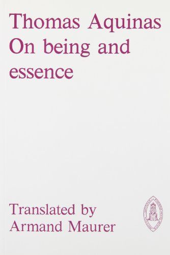 Thomas Aquinas On Being and Essence