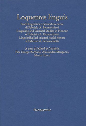 Linguistic and oriental studies in honour of Fabrizio A. Pennacchietti