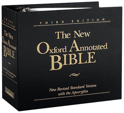 The New Oxford Annotated Bible-Loose-Leaf Format