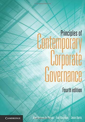 Principles of Contemporary Corporate Governance