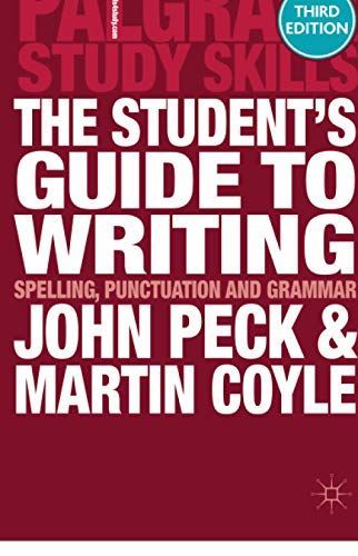 The Student's Guide to Writing