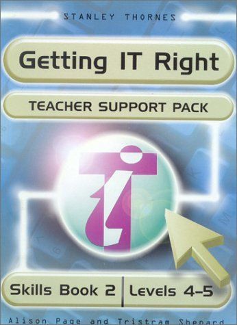 Getting It Right Teacher Support Packs 2 Levels 4-5