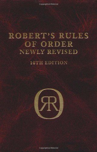 Robert's Rules Of Order