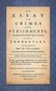 An Essay on Crimes and Punishments