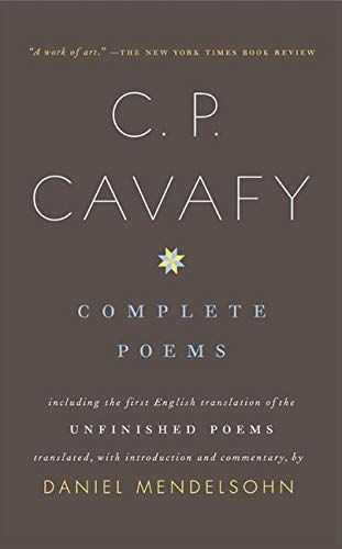 The Complete Poems of C.P. Cavafy