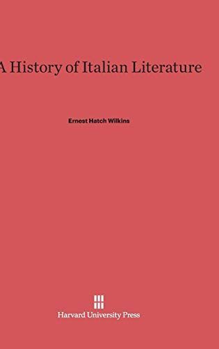 A History of Italian Literature