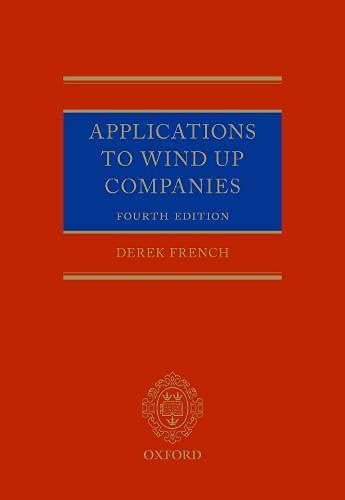 Applications to Wind Up Companies